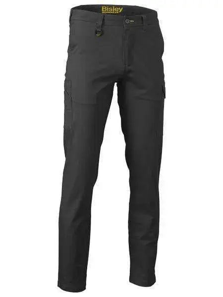 Bisley Stretch Cotton Drill Cargo Pants BPC6008 Work Wear Bisley Workwear Black 74 L